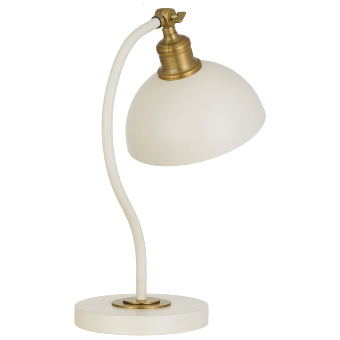Buy Desk Lamps Australia Brevik Desk Lamp W200mm Beige / Satin - BREVIK TL-BE