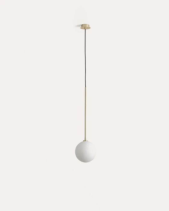 Ball Pendant Light 5W 2700k Matte Brass & Opal - ARO.C1215/ORO/OPAL