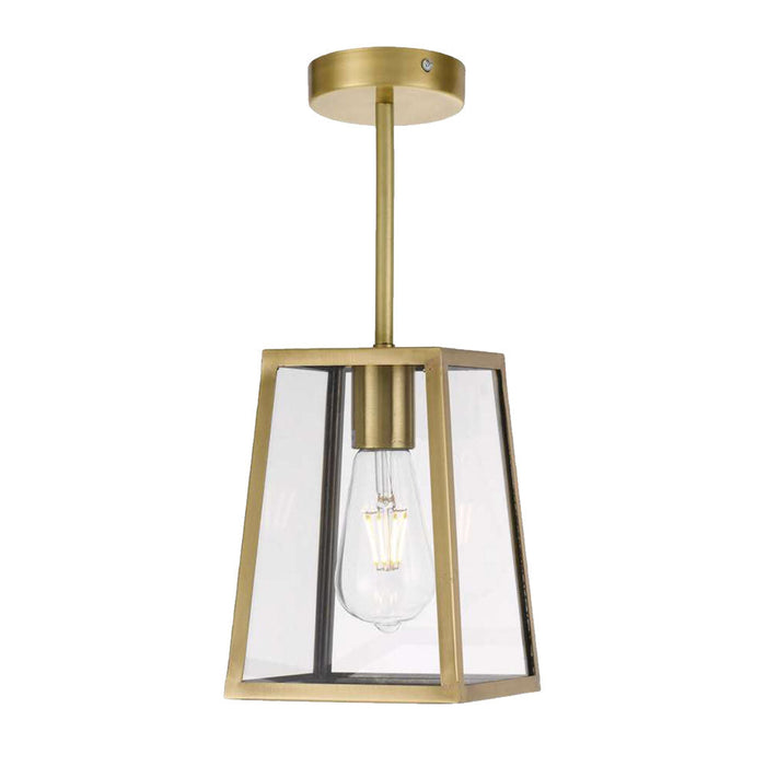 Buy Pendant Lights Australia Cantena 1 Light Small Pendant Antique Brass - CANTENA PE15-AB