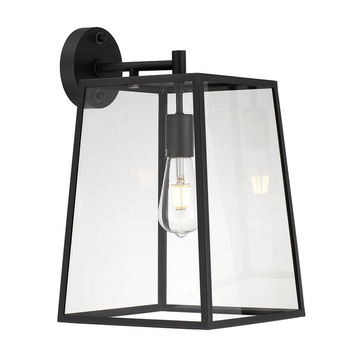 Buy Outdoor Wall Lanterns Australia Cantena 1 Light Large Wall Light Black - CANTENA WB25-BK