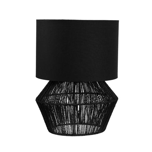 Buy Table Lamps Australia Cassie Table Lamp Black Thread - CASS1TLBLK