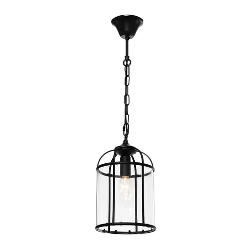 Buy Ceiling Lanterns Australia Clovelly 1 Light Pendant Light Black - CLOV1PBLK