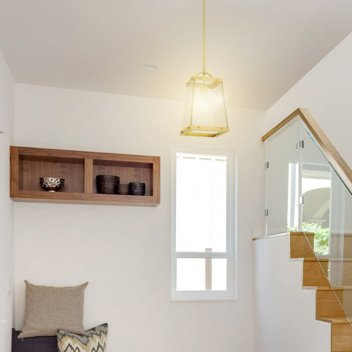 Buy Ceiling Lanterns Australia Colair 1 Light Pendant Solid Brass - COLAIR PE1-BRS