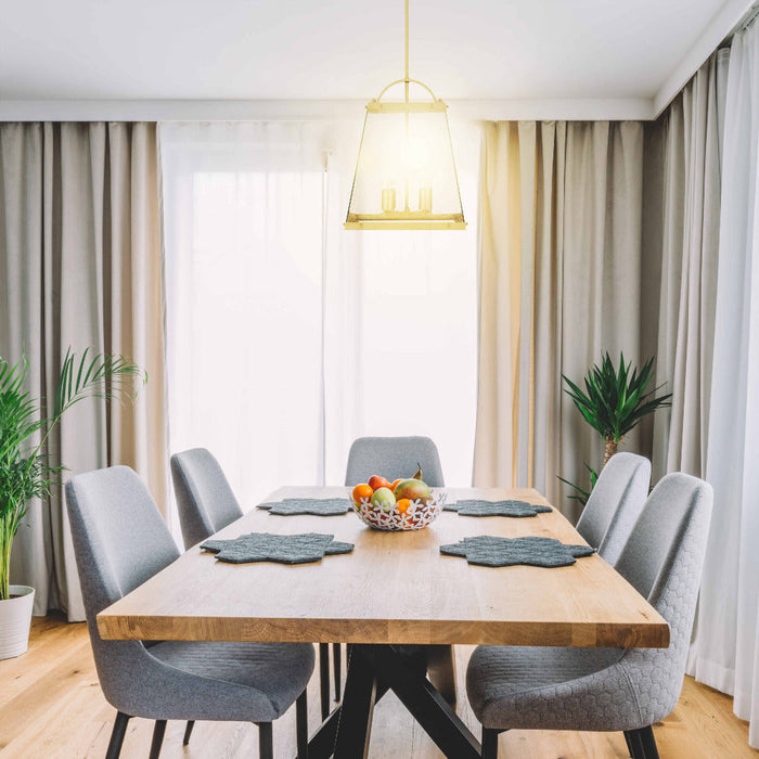 Buy Ceiling Lanterns Australia Colair 4 Light Pendant Solid Brass - COLAIR PE4-BRS