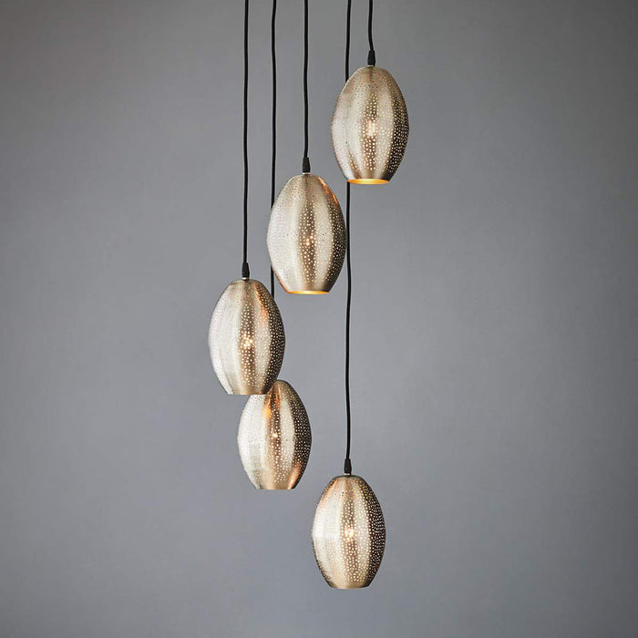 Buy Cluster Pendants Australia Constellation Perforated 5 Balloon Pendant Cluster Nickel - ZAF10227NI