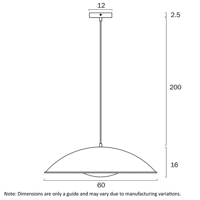 Buy Pendant Lights Australia DAXIA Pendant Light W600mm White Gold - DAXIA PE60-WHGD