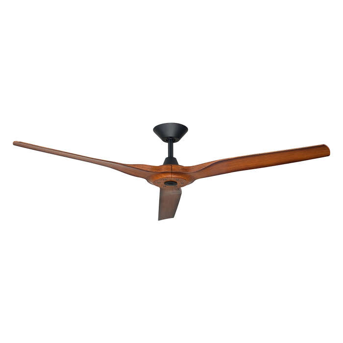 Buy DC Ceiling Fans Australia Radical 2 DC Ceiling Fan 60" Matt Black & Koa Finish Blades - DC2426