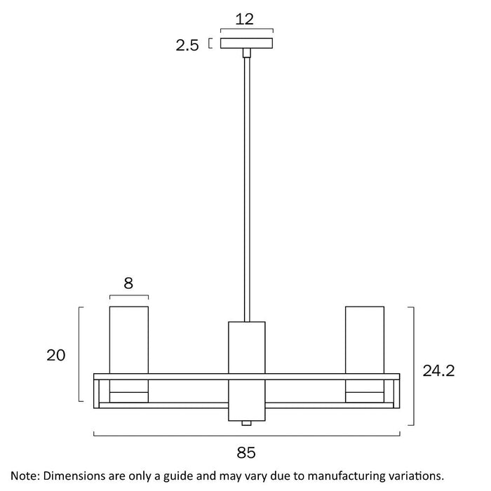 Buy Pendant Lights Australia Eamon 8 Light Pendant Brass & Opal Matt - EAMON PE8-BRSOM
