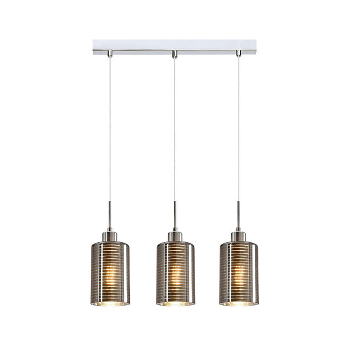 Buy Island Pendant Lights Australia Interior Iron & Chrome Glass 3 Light Island Pendant - ESPEJO1X3S