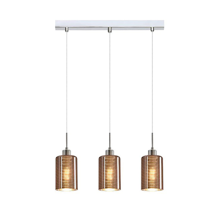Buy Island Pendant Lights Australia Interior Iron & Rose Gold Glass 3 Light Island Pendant - ESPEJO2X3S