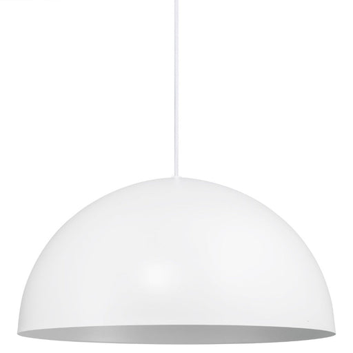 Buy Pendant Lights Australia Ellen 1 Light 400mm Pendant White - 48573001