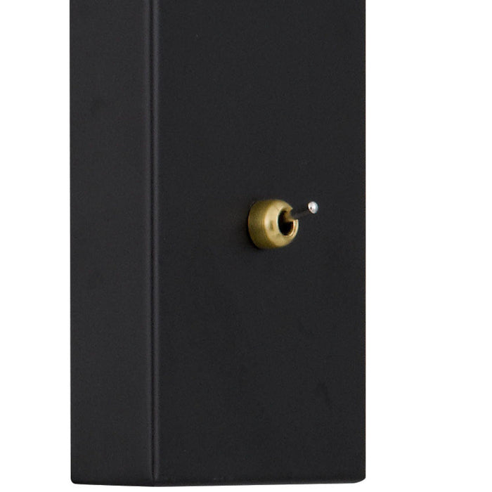 Buy Bedside Reading Lights Australia Farbon Long Wall Lights Black Metal - FARBON WBL-BK