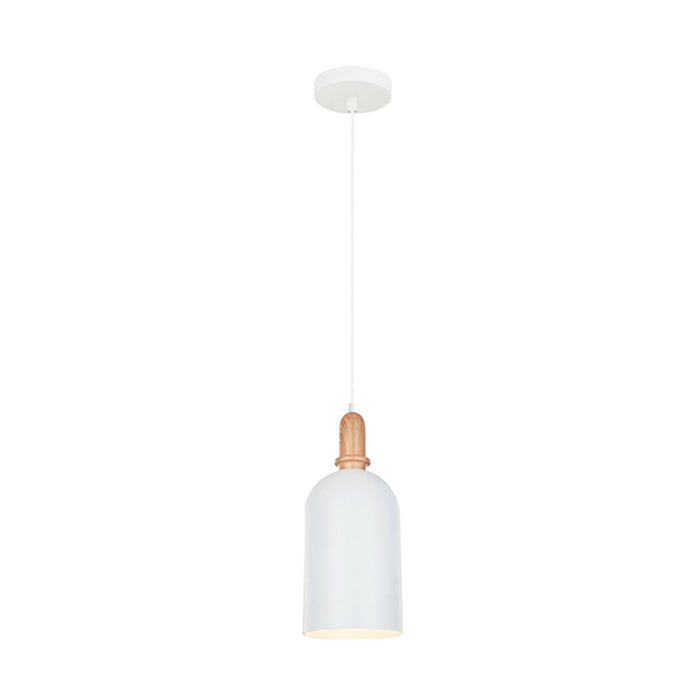 Buy Pendant Lights Australia HORTEN Oblong 1 Light Pendant White - HORTEN1