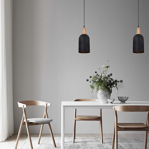 Buy Pendant Lights Australia HORTEN Oblong 1 Light Pendant White - HORTEN1