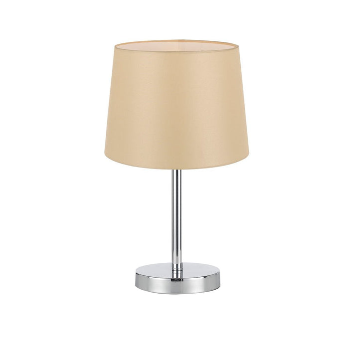 Buy Table Lamps Australia Adam 1 Light Table Lamp Vanilla, Chrome - ADAM TL-VN