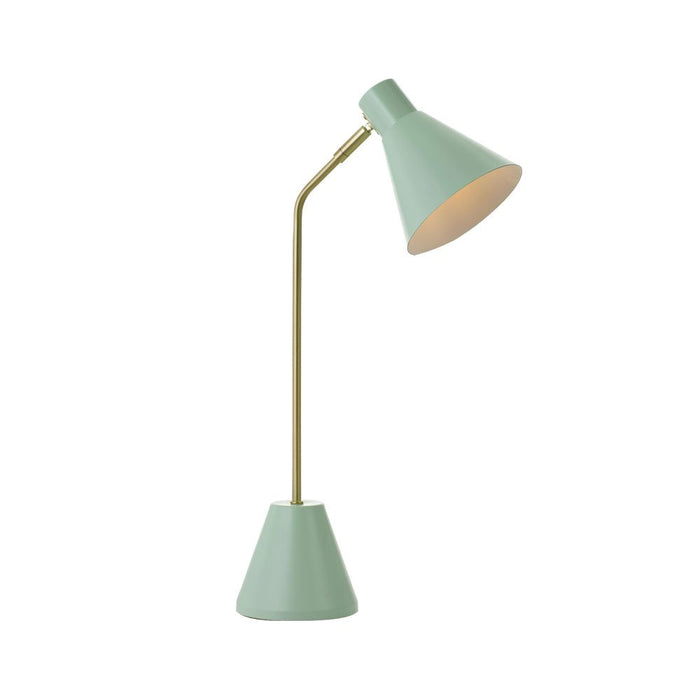 Buy Desk Lamps Australia Ambia 1 Light Desk Lamp 140mm Brass Matt, Green - AMBIA TL-GN