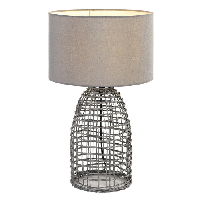 Buy Table Lamps Australia Bayz 1 Light Table Lamp 400mm Grey - BAYZ TL40-GY