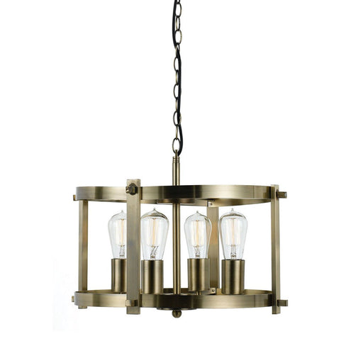Buy Pendant Lights Australia Finley 4 Light Pendant Antique Brass - FINLEY PE46-AB
