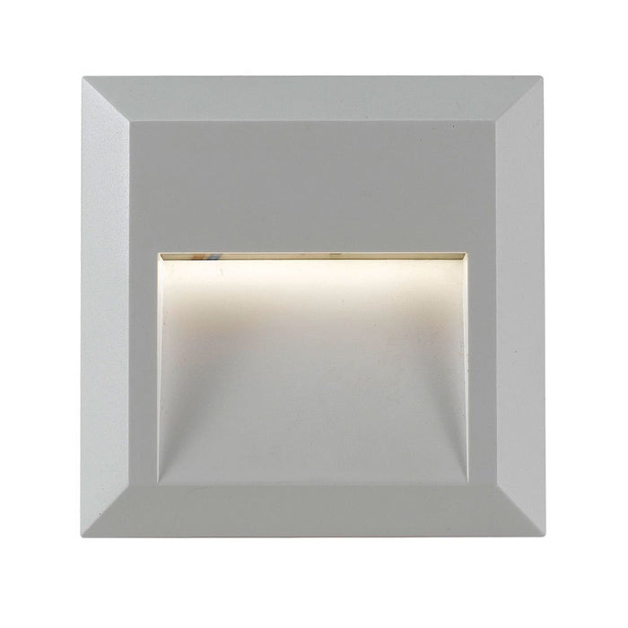 Buy Outdoor Step Lights Australia Prima Square LED Step Light 1W 4000K IP65 Silver - PRIMA EX.SQ-SL