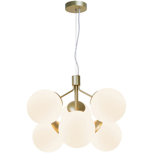 Buy Pendant Lights Australia Ivona Pendant 6 Lights Brass Metal - 2112163035
