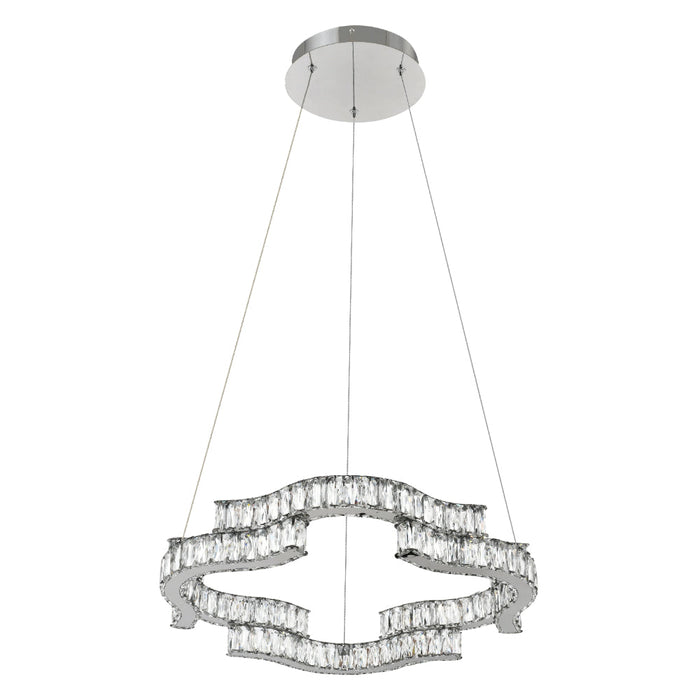 Jura 1 Tier LED Pendant 50W TRI Colour Chrome - JURA PE1T-CH3C
