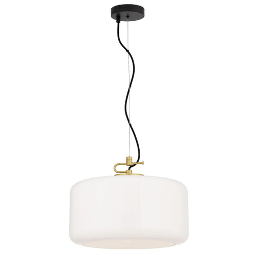 Buy Pendant Lights Australia Korova 1 Light Pendant Brass Matt/Opal - KOROVA PEL-BRSOP