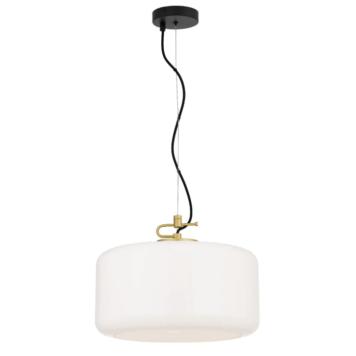 Buy Pendant Lights Australia Korova 1 Light Pendant Brass Matt/Opal - KOROVA PEL-BRSOP