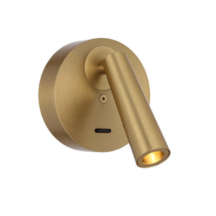 Lodan LED Wall Light 3W 3000K Brass - LODAN WB-BRS