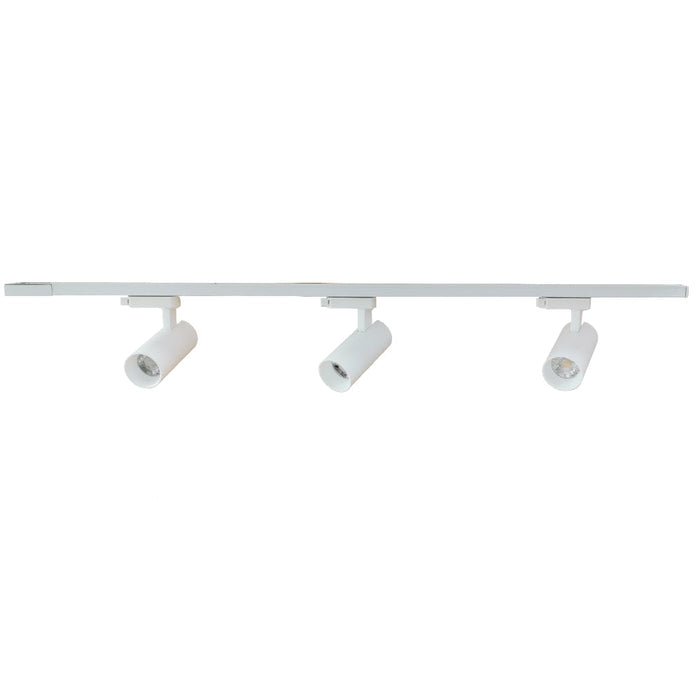 Logik LED Track Light 12W TRI Colour White - LOGIK TS55.3-WH