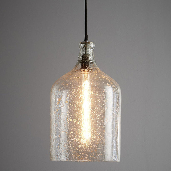 Buy Pendant Lights Australia Lustre Flagon Pendant Light Glass Clear - ZAF10316