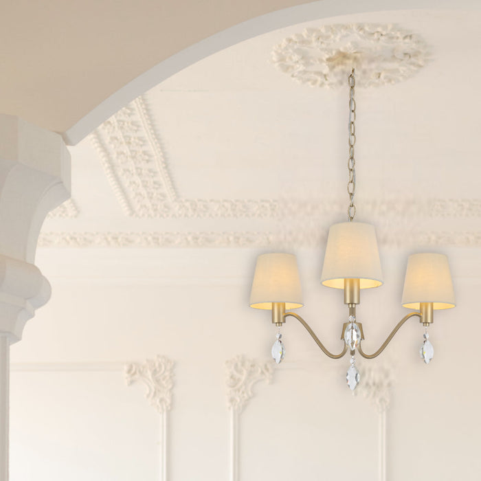 Malvern 3 Light Pendant Antique Silver - MALVERN PE03-AS