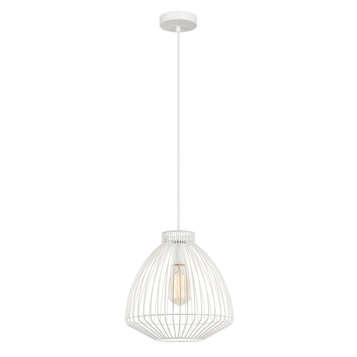 Buy Pendant Lights Australia Manu 1 Light Pendant White Cone (Concave) - MANU2