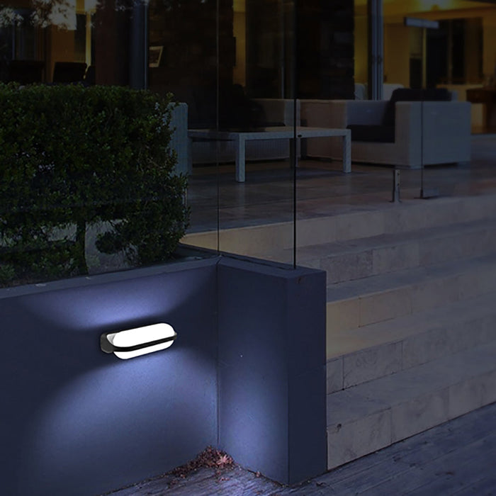 Buy Up / Down Wall Lights Australia MARINA Exterior LED Up/Down Wall Light Dark Grey 7W 3000K IP65 - MARINA1