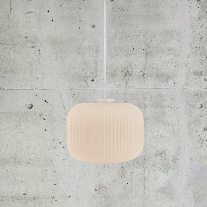 Buy Pendant Lights Australia Milford Pendant Light W300mm White Metal - 46583001