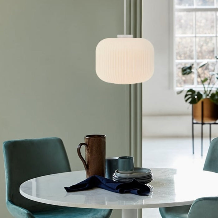 Buy Pendant Lights Australia Milford Pendant Light W300mm White Metal - 46583001