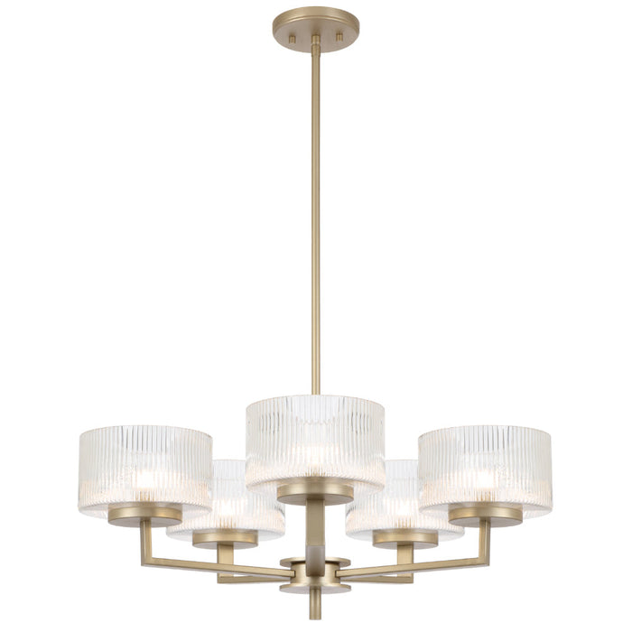 Moreno Pendant 5 Lights Antique Silver - MORENO PE5-AS