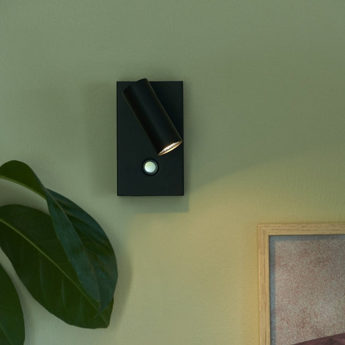 Buy Bedside Reading Lights Australia Omari Bedside Reading Light Black Metal 2700K - 2112231003