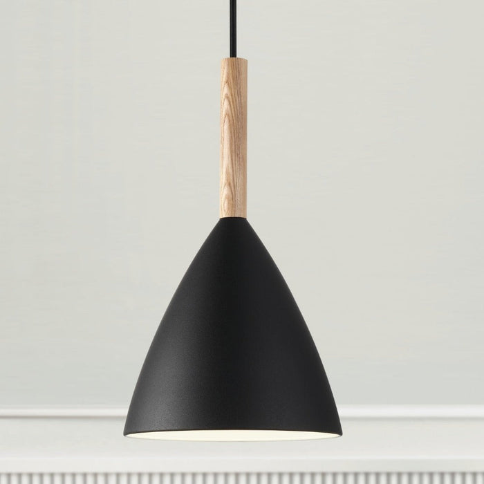Buy Pendant Lights Australia Pure Pendant Light W200mm Black Metal - 43293003