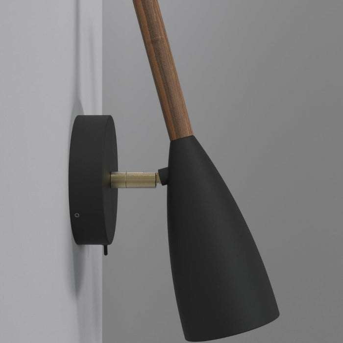 Buy Bedside Reading Lights Australia Pure Bedside Reading Light Black Metal - 78271003