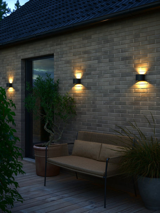 Milda Curved LED Wall Light Black - 2418351003