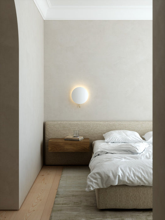 Spargo Wall Light White & Brass - 2320361001