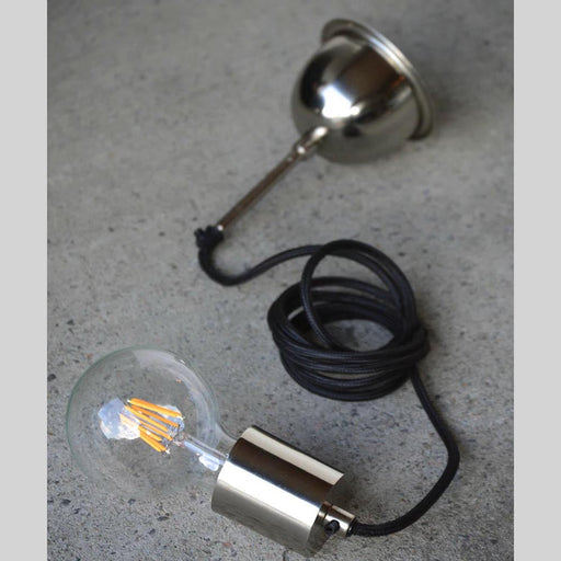 Buy Mini Pendants Australia Michigan 1 Light Contemporary Tube Cord Drop Pendant Nickel - ZAF11084NI