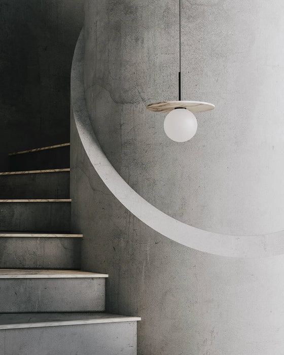 Miro Single LED Pendant Light 5W 2700K Matte Black - ARO.C1289