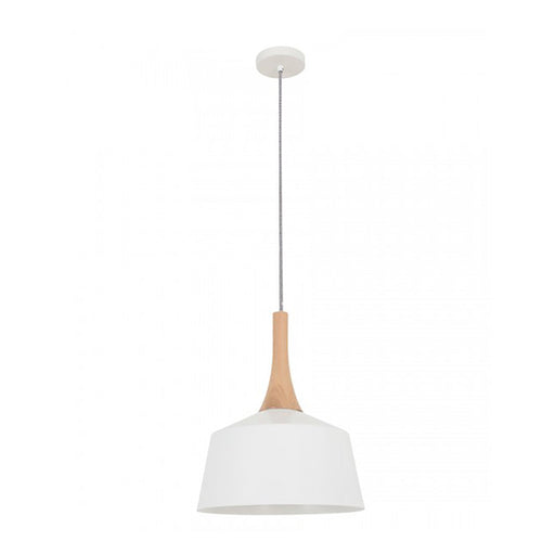 Buy Pendant Lights Australia NORDIC Angled Dome Pendant Light Small White - NORDIC1