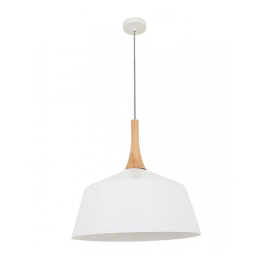 Buy Pendant Lights Australia NORDIC Angled Dome Pendant Light Large White - NORDIC5