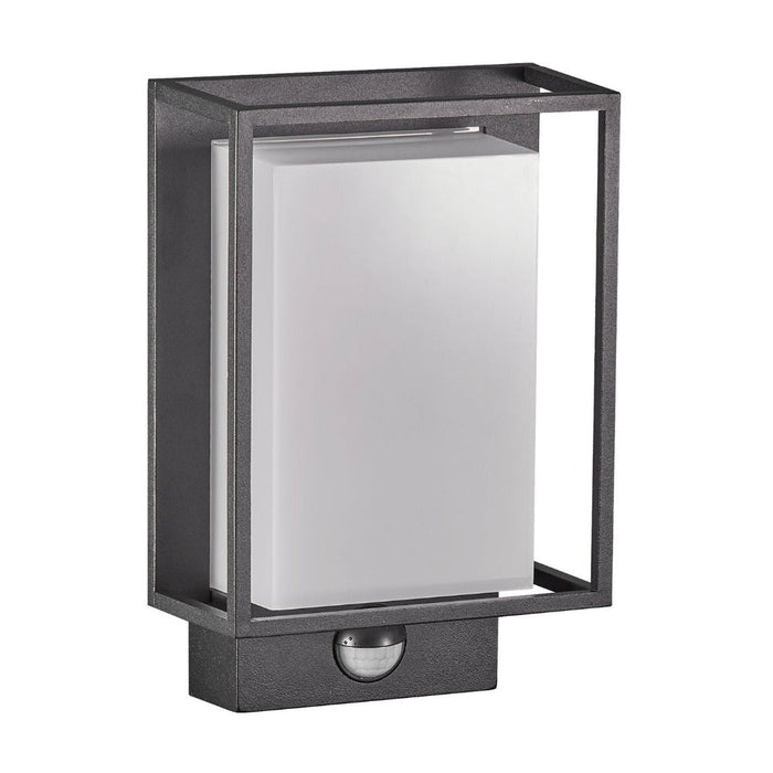 Buy Security Wall Lights Australia Nestor Security Wall Light Black Aluminium - 49051503