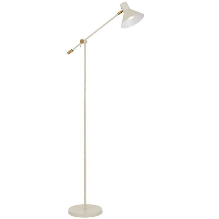 Olav Floor Lamp Beige / Satin - OLAV FL-BE