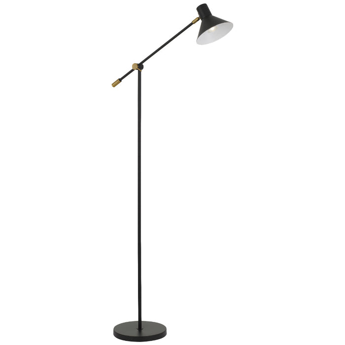 Olav Floor Lamp Black / Satin - OLAV FL-BK