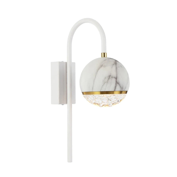 Buy Exterior Wall Lights Australia Oneta Exterior Wall Light ARM White Iron - ONETA WBA-WHCL