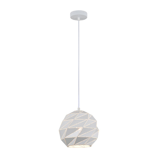 Buy Pendant Lights Australia Interior Small Dome Carved 1 Light Pendant White - ORIGAMI1